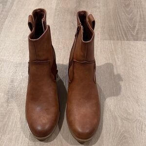 BareTraps Brown Ankle Boots